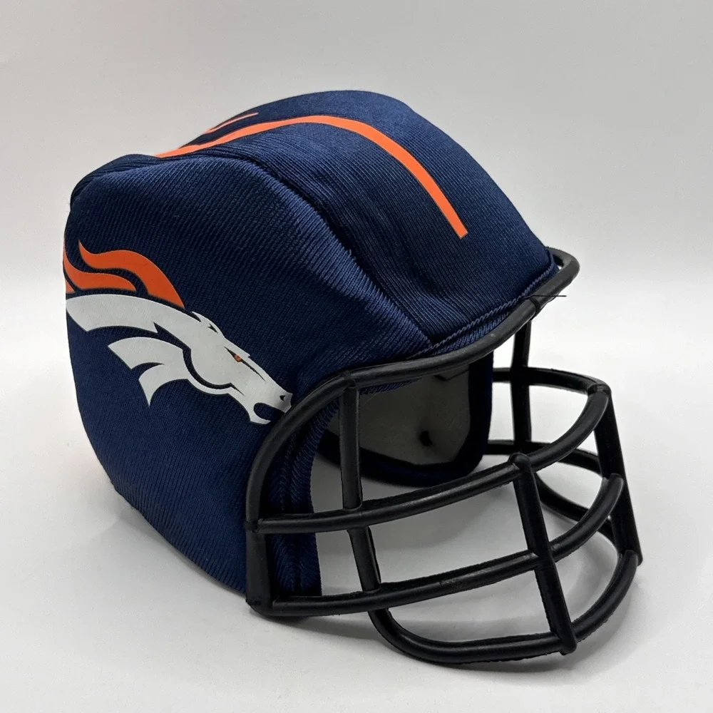 NFL Denver Broncos Helmet Football Build-A-Bear Accessory Blue Orange BAB